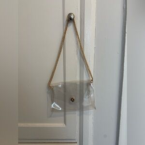 Transparent Chain Shoulder Bag
